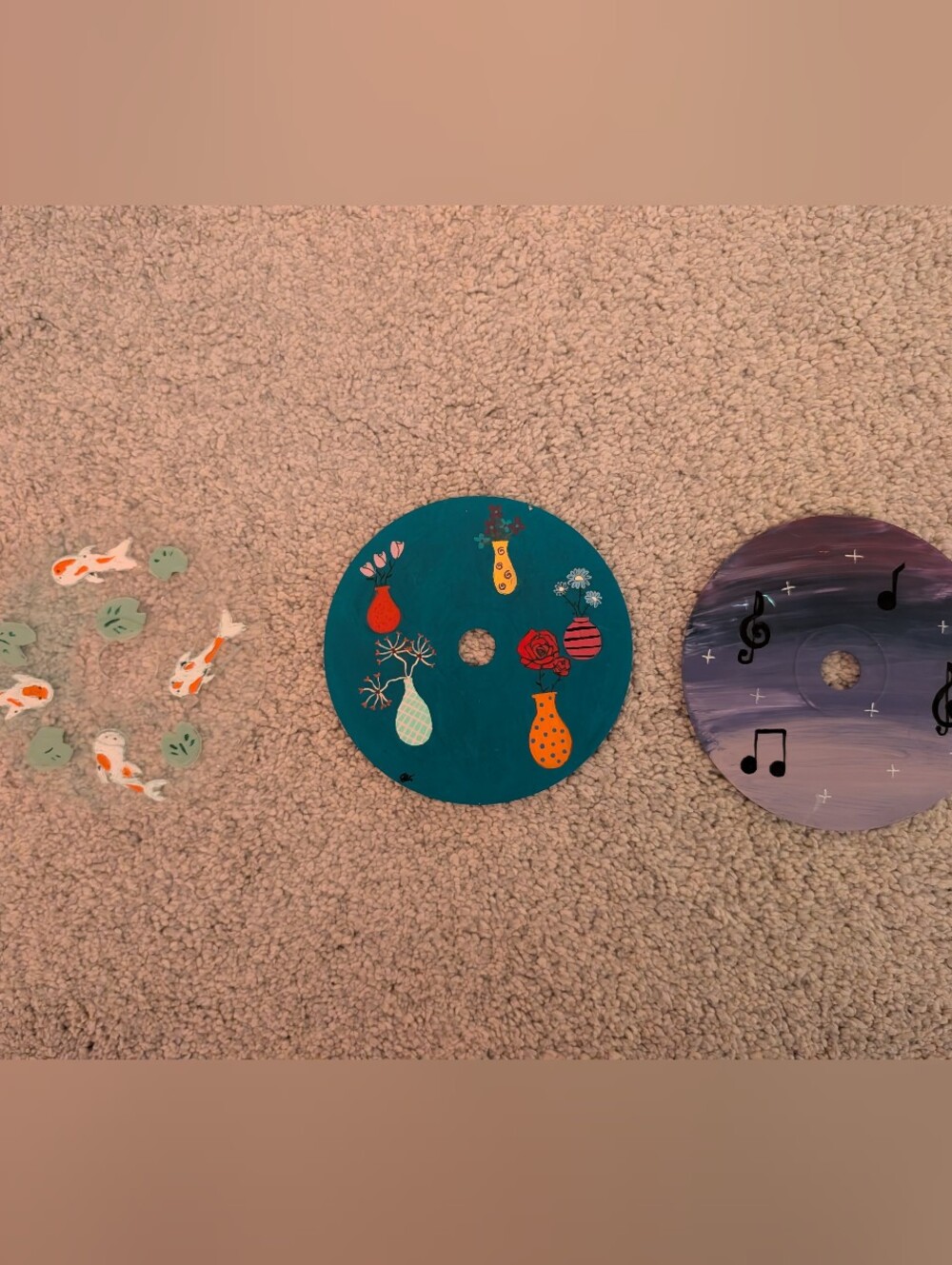 Hand-Painted Disc Art